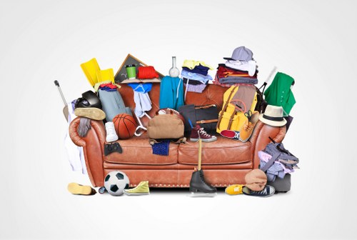 Complaint handling for rubbish junk service with customer and staff discussion