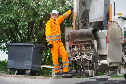 Reviewing rubbish removal records during a complaint investigation