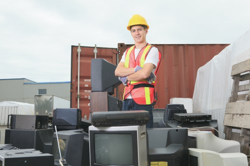 Communication and progress updates in a junk disposal complaint process