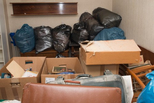 Commercial office clearance with careful loading and sorting of items